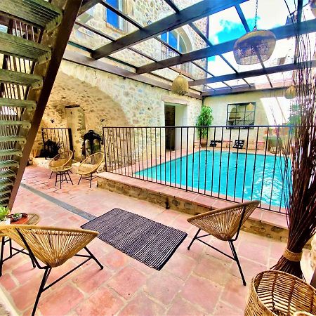 Gite De Groupe 9Ch Ou 3 Gites Independants De 3Ch - Patio Et Piscine Interieure Chauffee Toute L'Annee Валлон-Пон-д'Арк Екстер'єр фото