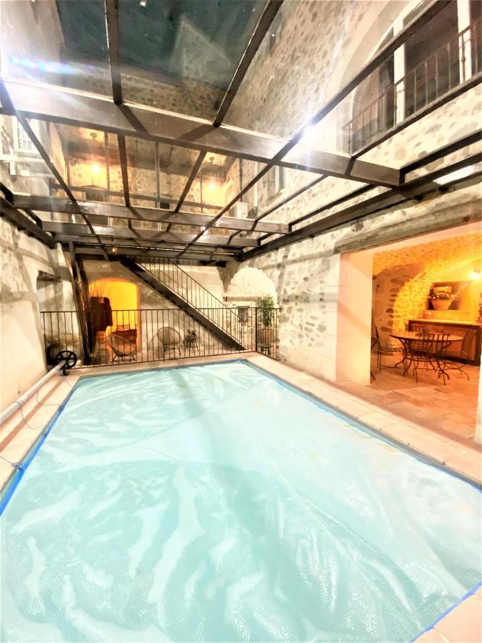 Gite De Groupe 9Ch Ou 3 Gites Independants De 3Ch - Patio Et Piscine Interieure Chauffee Toute L'Annee Валлон-Пон-д'Арк Екстер'єр фото