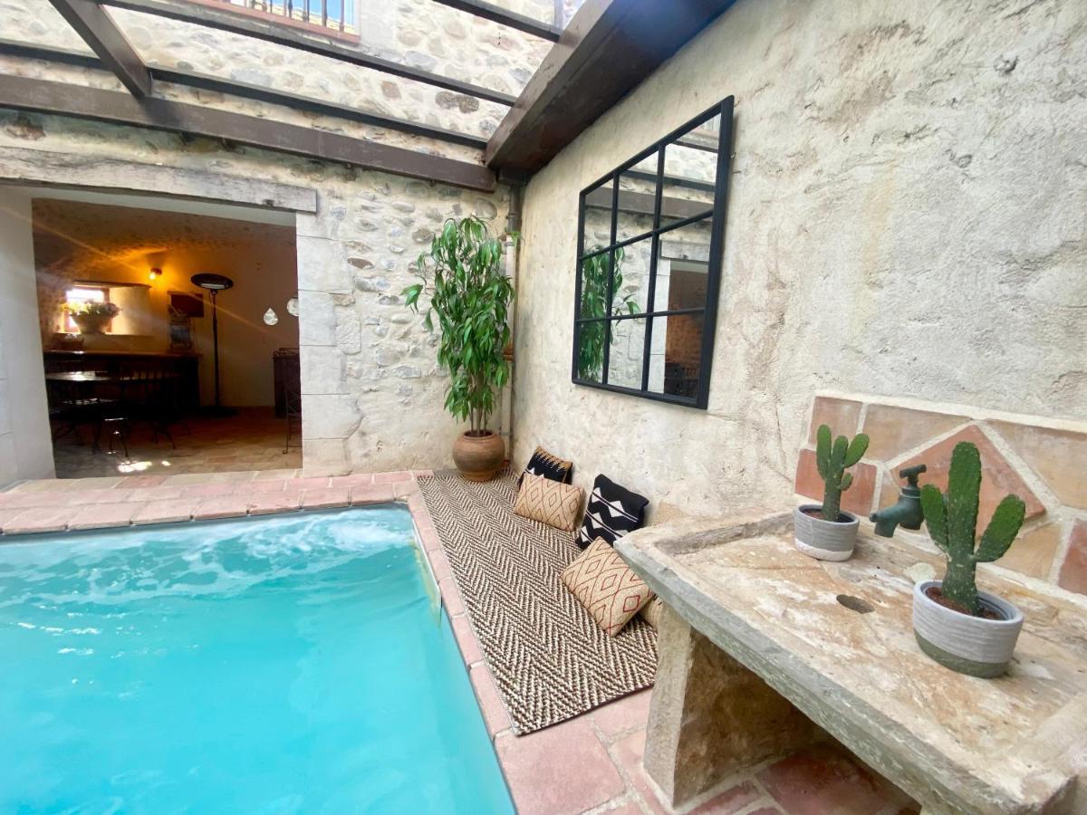 Gite De Groupe 9Ch Ou 3 Gites Independants De 3Ch - Patio Et Piscine Interieure Chauffee Toute L'Annee Валлон-Пон-д'Арк Екстер'єр фото