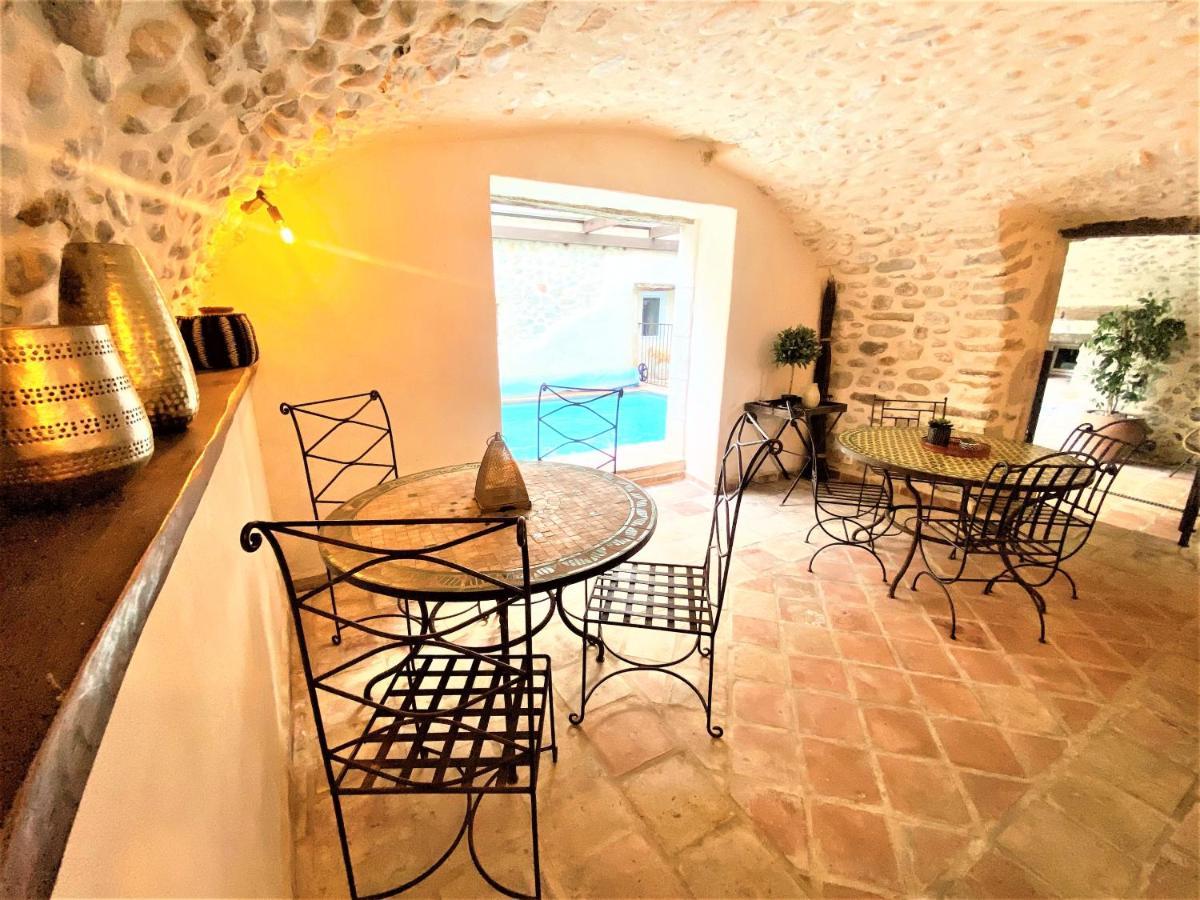 Gite De Groupe 9Ch Ou 3 Gites Independants De 3Ch - Patio Et Piscine Interieure Chauffee Toute L'Annee Валлон-Пон-д'Арк Екстер'єр фото