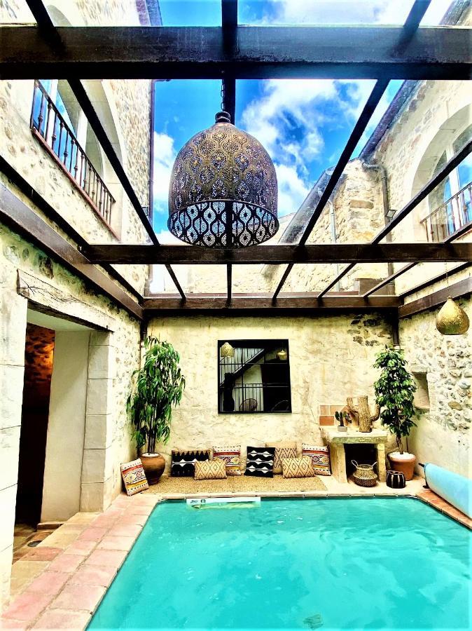 Gite De Groupe 9Ch Ou 3 Gites Independants De 3Ch - Patio Et Piscine Interieure Chauffee Toute L'Annee Валлон-Пон-д'Арк Екстер'єр фото