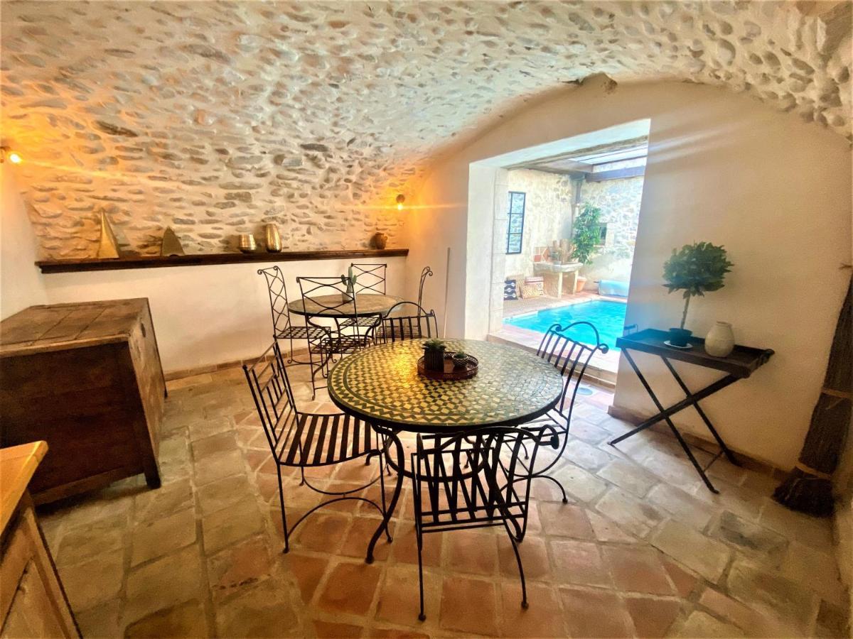 Gite De Groupe 9Ch Ou 3 Gites Independants De 3Ch - Patio Et Piscine Interieure Chauffee Toute L'Annee Валлон-Пон-д'Арк Екстер'єр фото