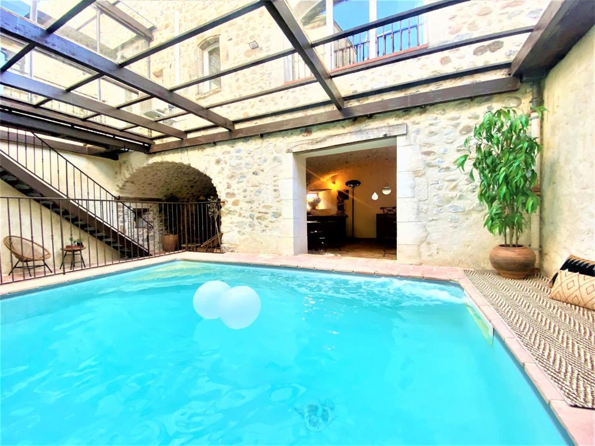 Gite De Groupe 9Ch Ou 3 Gites Independants De 3Ch - Patio Et Piscine Interieure Chauffee Toute L'Annee Валлон-Пон-д'Арк Екстер'єр фото
