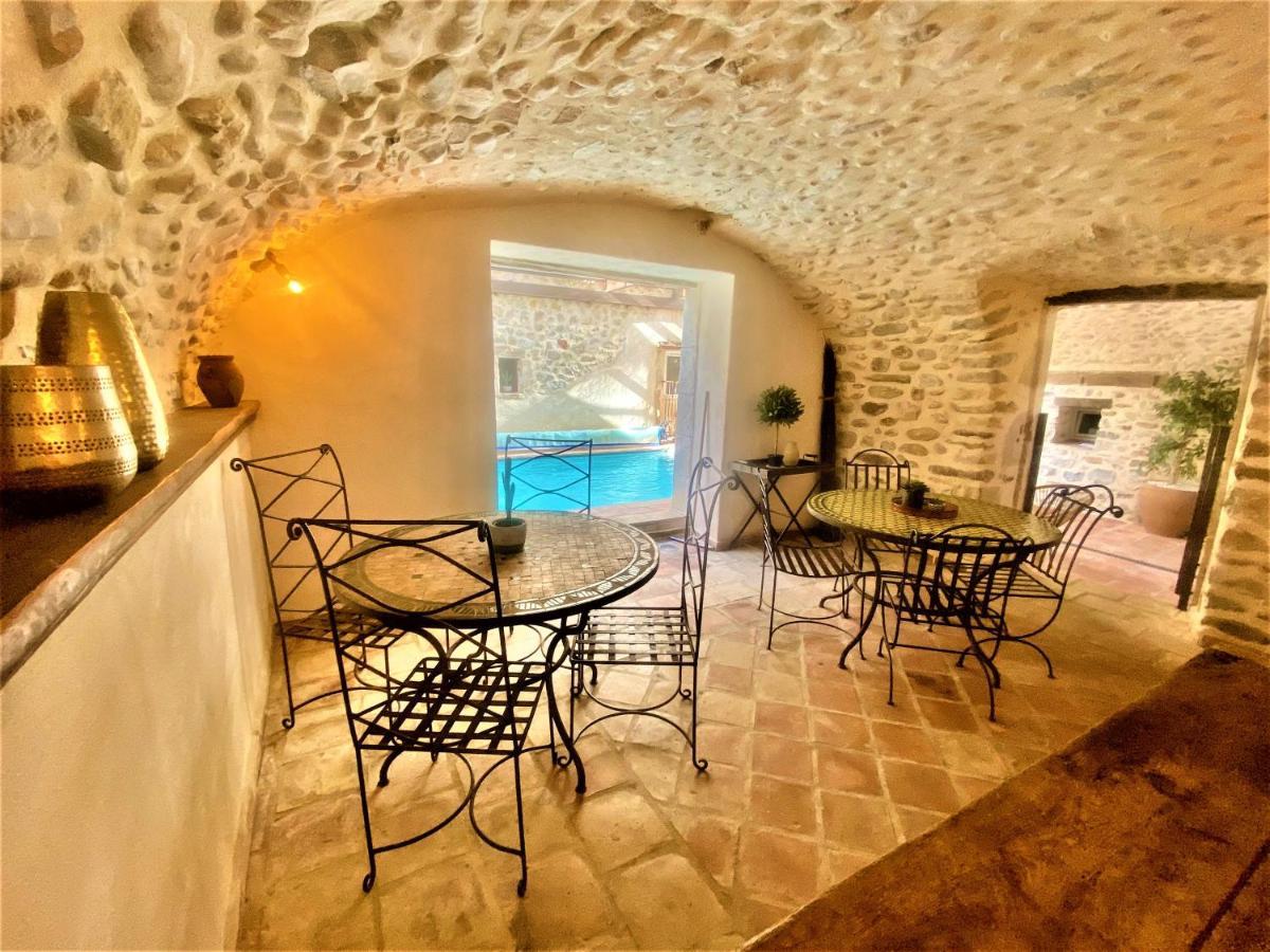 Gite De Groupe 9Ch Ou 3 Gites Independants De 3Ch - Patio Et Piscine Interieure Chauffee Toute L'Annee Валлон-Пон-д'Арк Екстер'єр фото